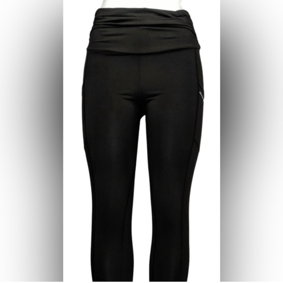 Ruched Waist Leggings - 3XP - 3X - Black - MIND BODY LOVE - Picture 1 of 8